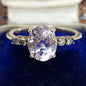 Vintage Morganite and Chocolate Diamond Ring