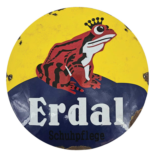 Erdal Shoe Polish (Schuhpflege) Enamel Sign