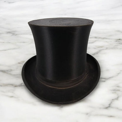 French Silk Collapsible Top Hat