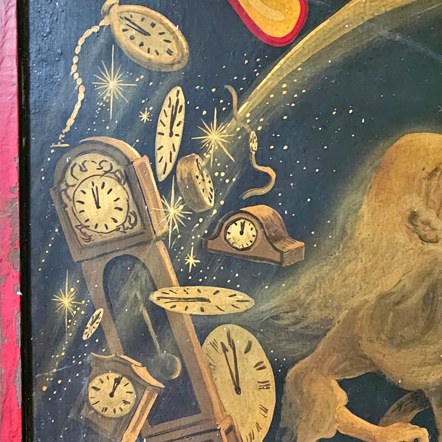 Horologist's Hand Painted Shop Sign