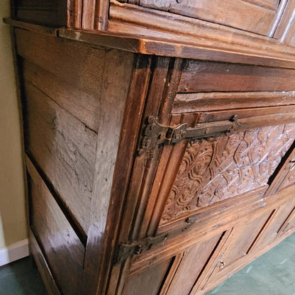 17th Century Oak Court Cupboard