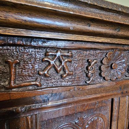 17th Century Oak Court Cupboard