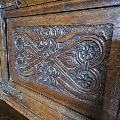 17th Century Oak Court Cupboard