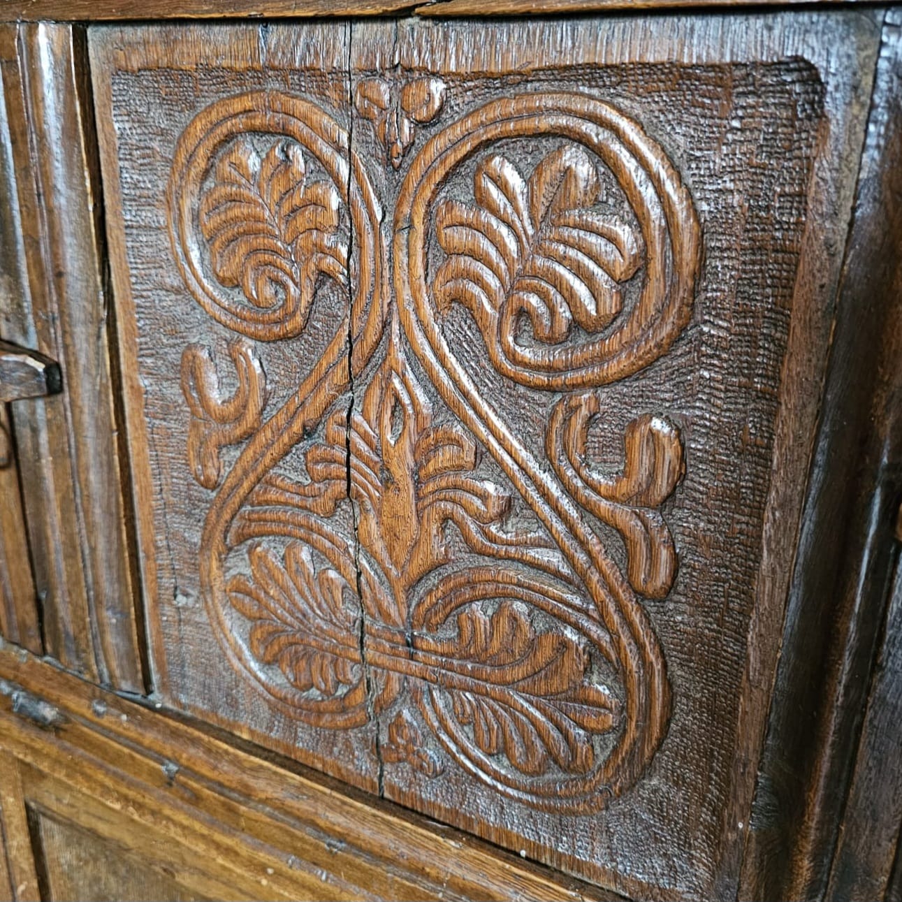 17th Century Oak Court Cupboard