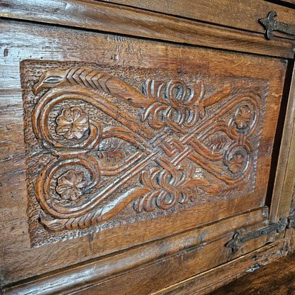 17th Century Oak Court Cupboard