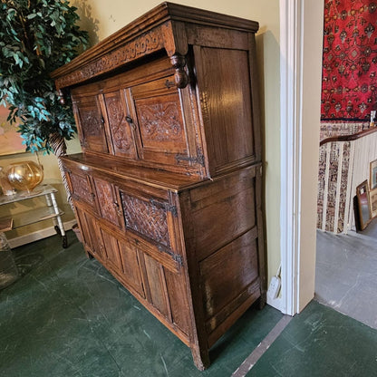 17th Century Oak Court Cupboard