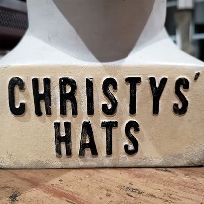 Christys' Hats Advertising Bust