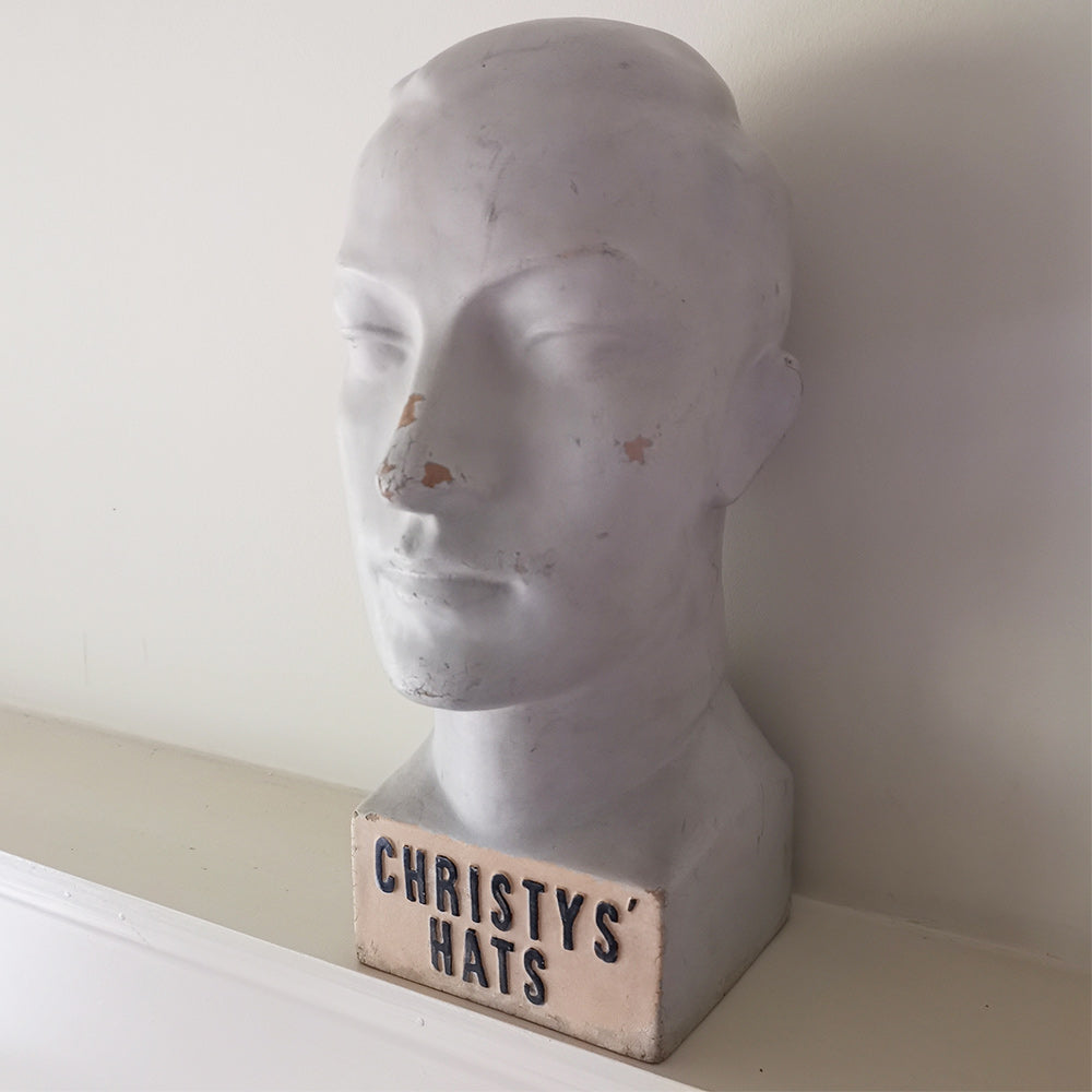 Christys' Hats Advertising Bust