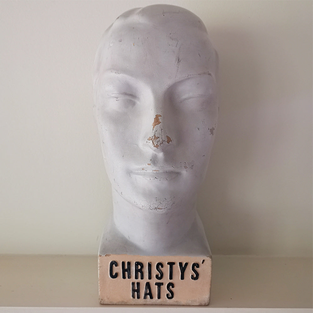 Christys' Hats Advertising Bust